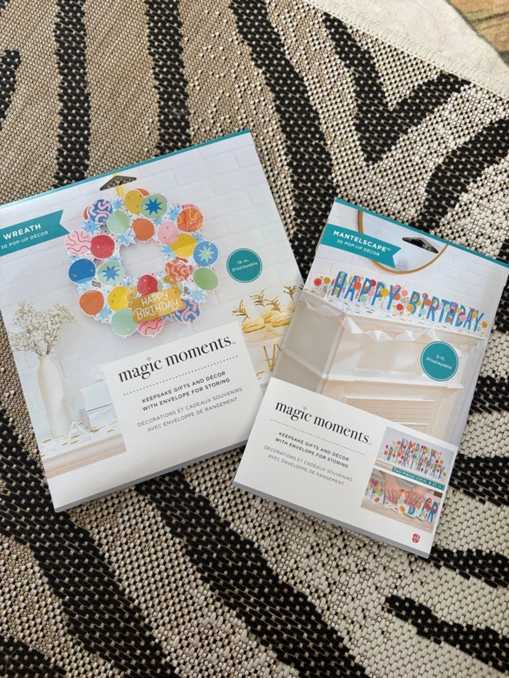 🆕American Greetings Magic Moments Birthday Wreath And Mantlescape